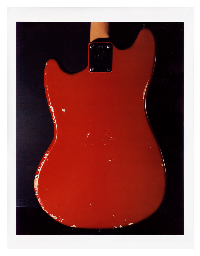 Jimi Hendrix Red Fender Mustang Back