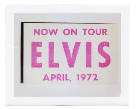 Elvis Presley Tour Poster April 1972